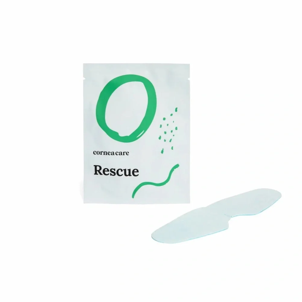 Cornea Care Rescue Self Cooling Hydrogel Eye Mask Compresses New in Box Sealed
